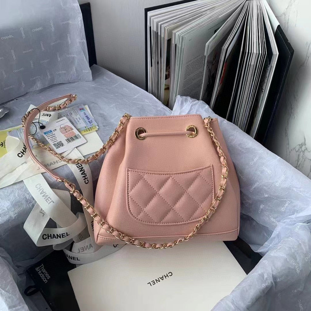 Chanel AS2318 Backpack Always Miss Him Calfskin in Pink