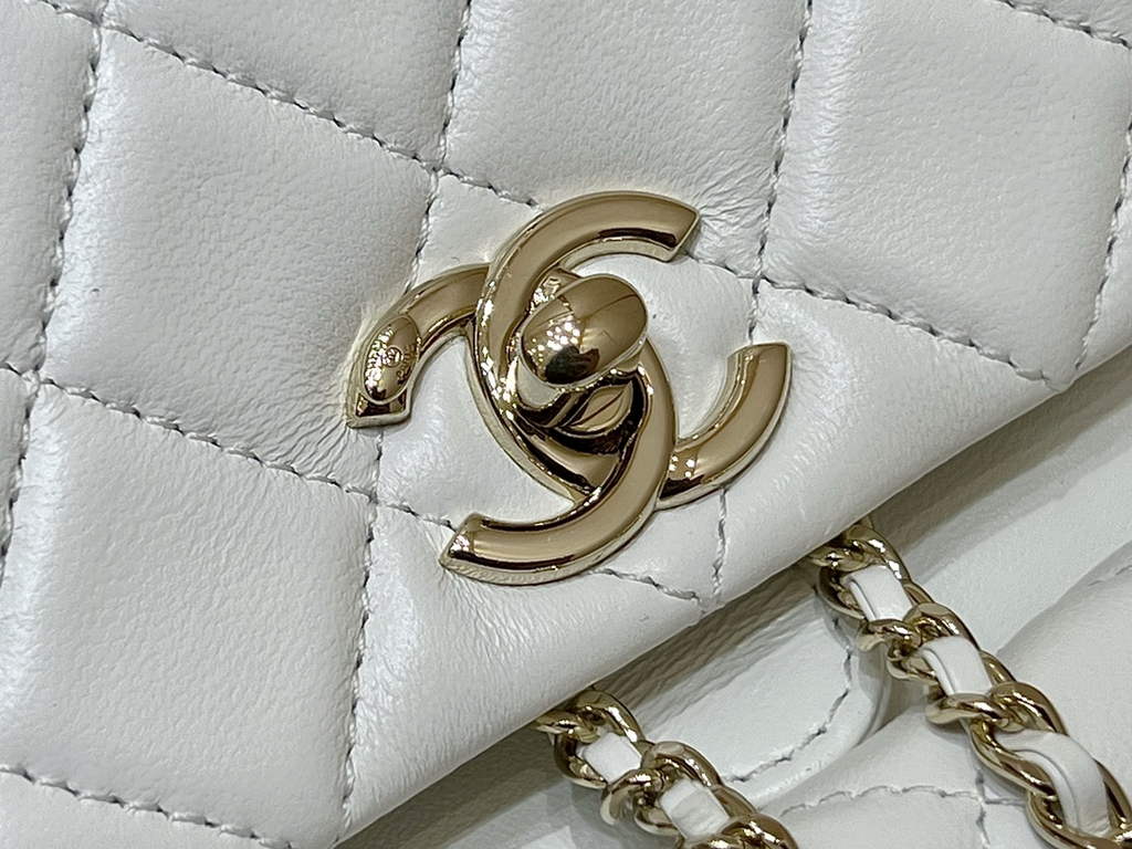 Chanel AS3787 Small Backpack Calfskin Gold-Tone Beige