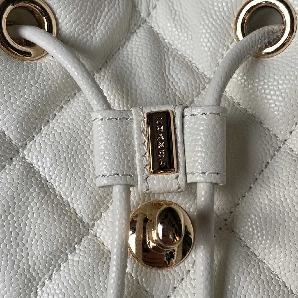 Chanel AS4058 Backpack Calfskin Gold-Tone Beige