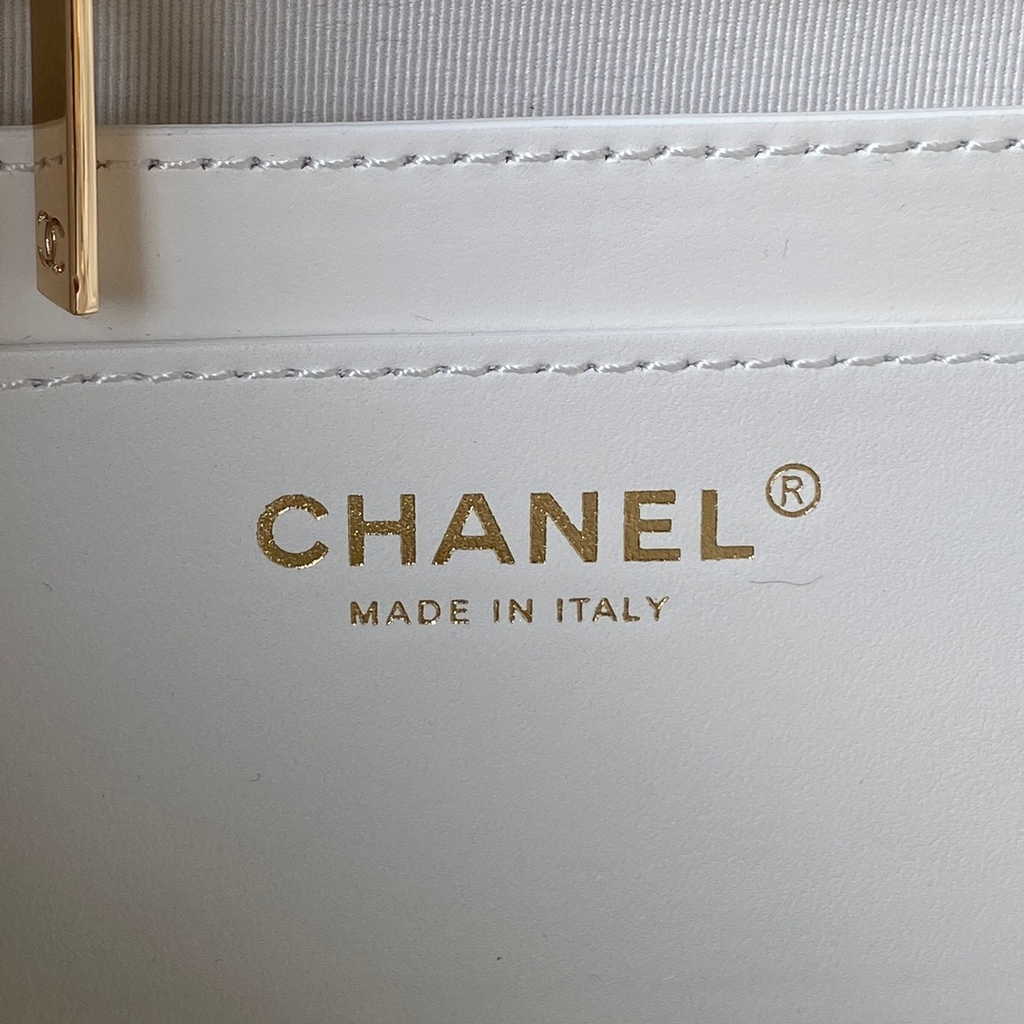 Chanel AS4058 Backpack Calfskin Gold-Tone Beige