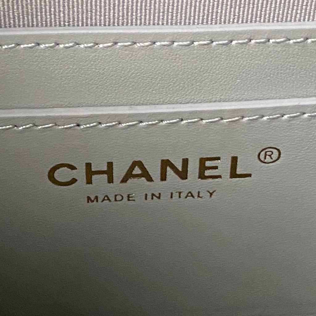 Chanel AS4058 Backpack Calfskin Gold-Tone Gray