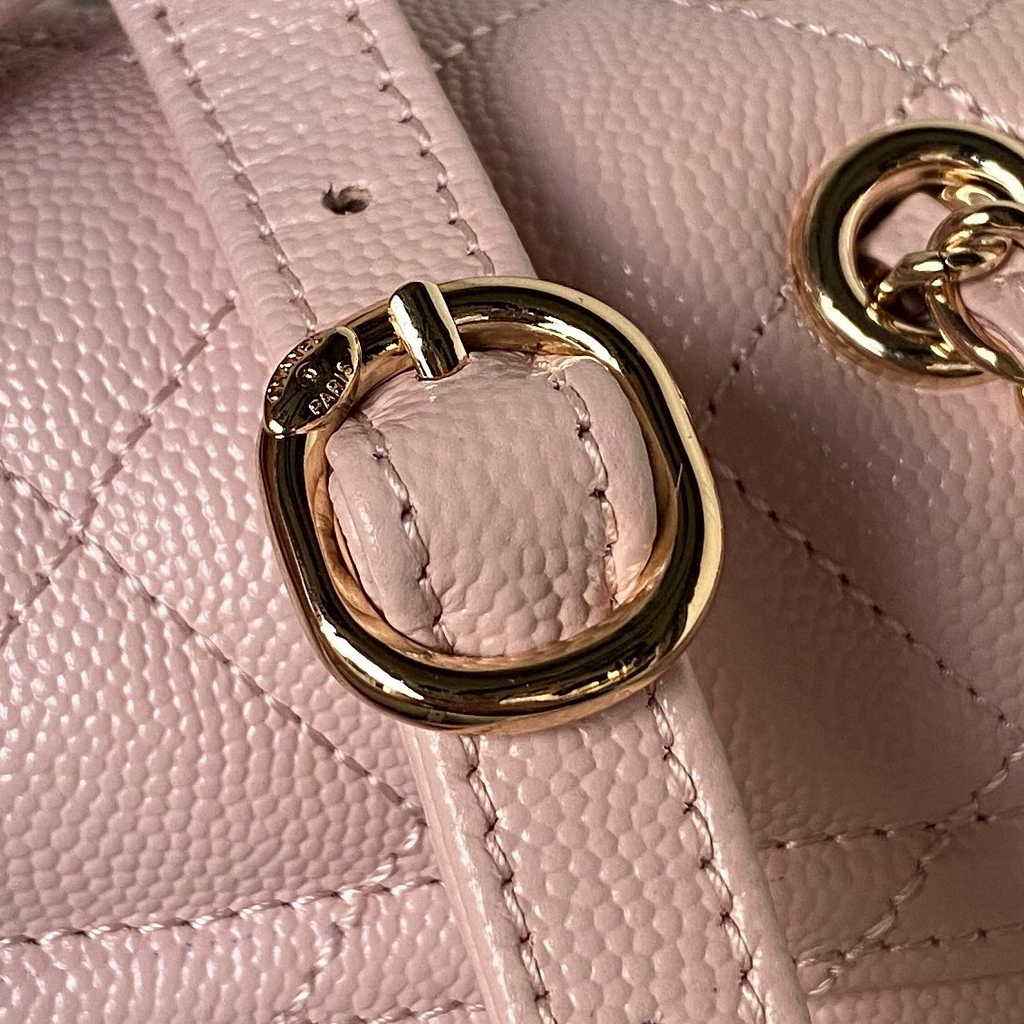 Chanel AS4058 Backpack Calfskin Gold-Tone Light Pink