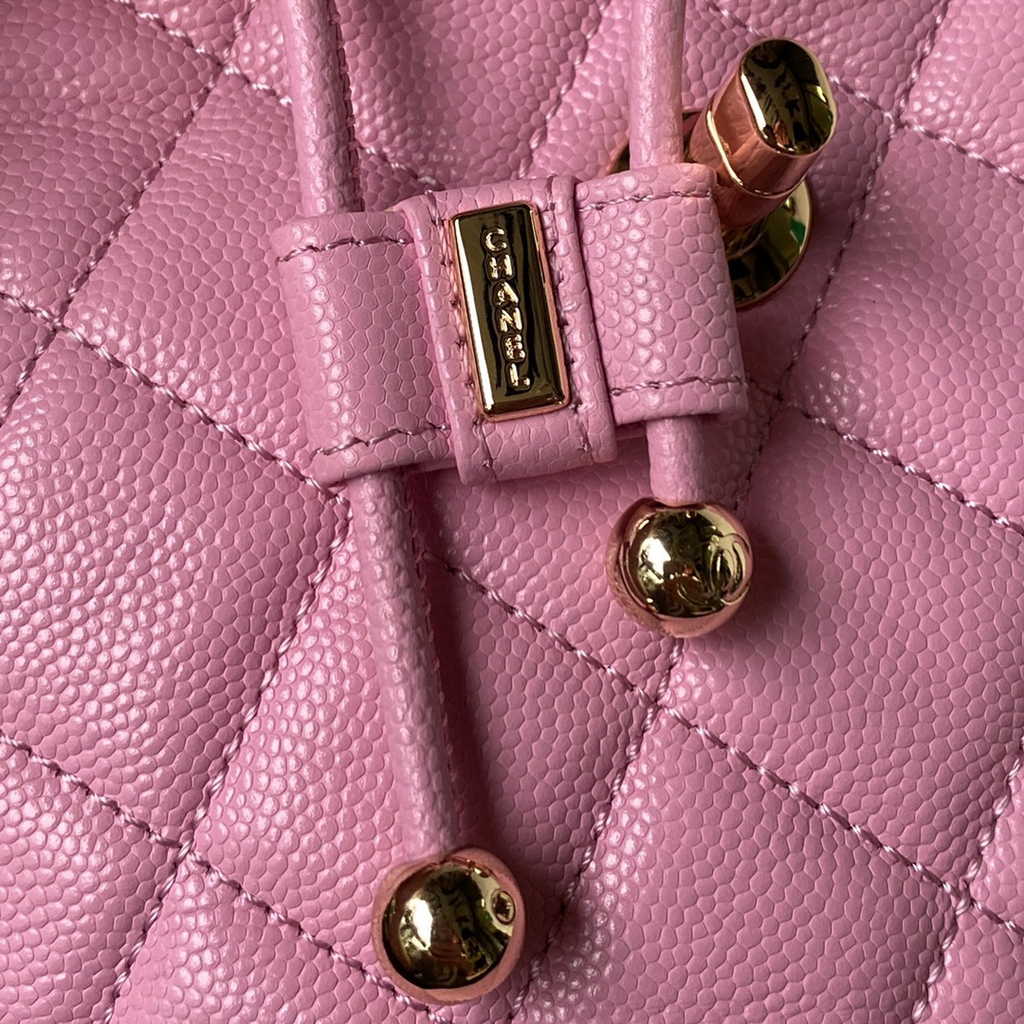 Chanel AS4058 Backpack Calfskin Gold-Tone Pink