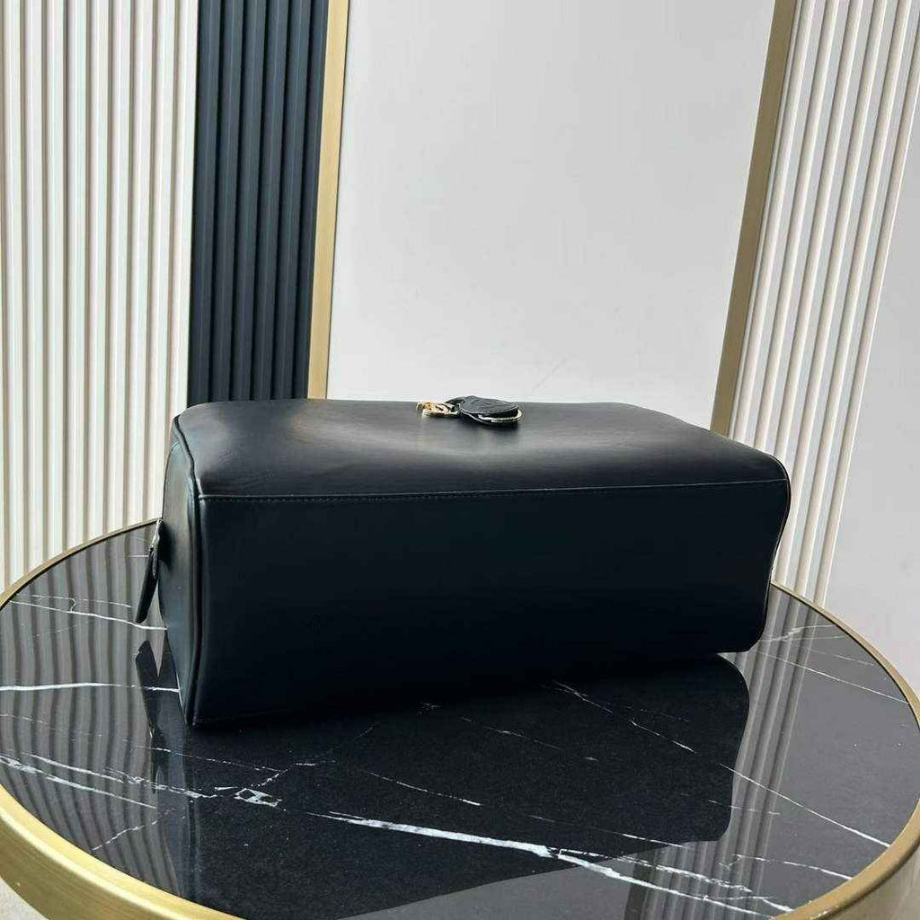 Chanel AS6211 Large Bowling Bag Calfskin Leather Black - Default Title - View 3