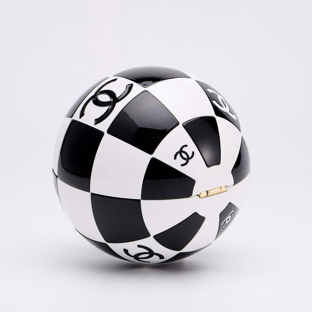 Chanel Black And White Resin Enamel Checker Sphere 23CNL557 - Default Title - View 7