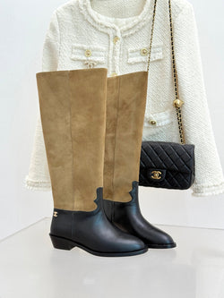 Chanel High boots  - Suede calfskin, G46590 - Default Title - View 1