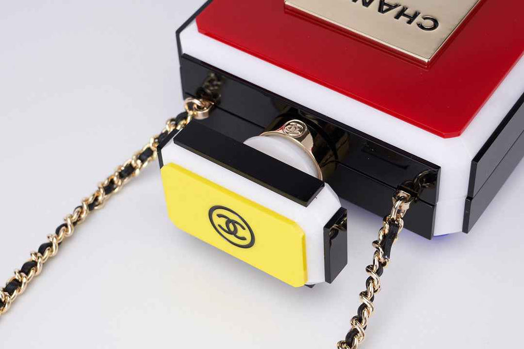 Chanel Iconic No.5 Perfume Plexiglass Bottle Crossbody Bag AS5341 - Default Title - View 3