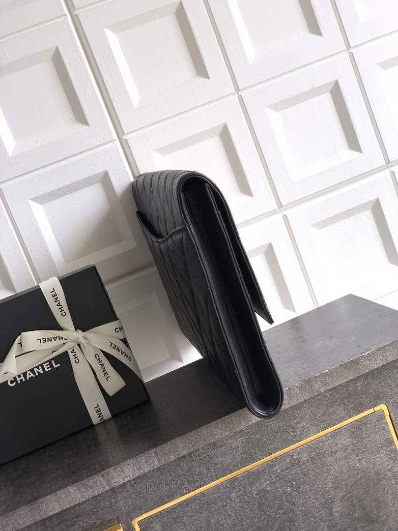 Chanel Large clutch,  Shiny crumpled calfskin, AP4944 black - Default Title - View 4