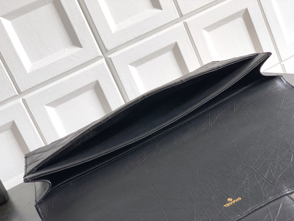 Chanel Large clutch,  Shiny crumpled calfskin, AP4944 black - Default Title - View 10