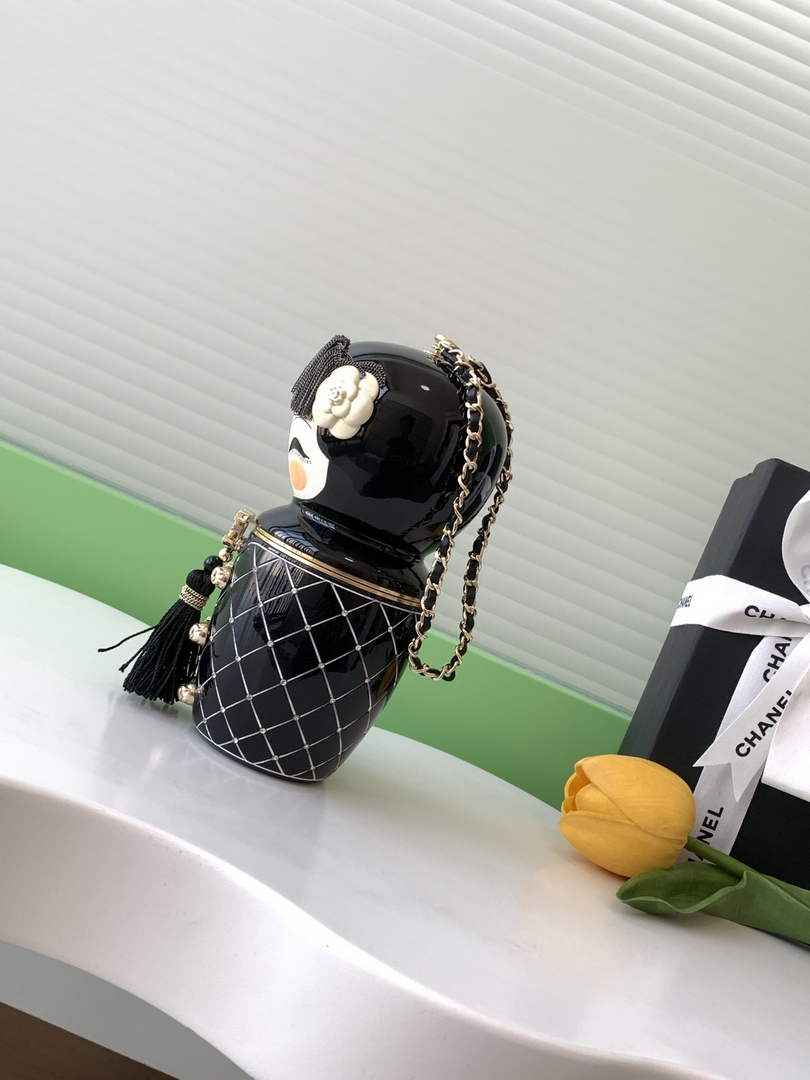 Chanel Limited Edition Paris-Bombay Doll Clutch white - Default Title - View 2