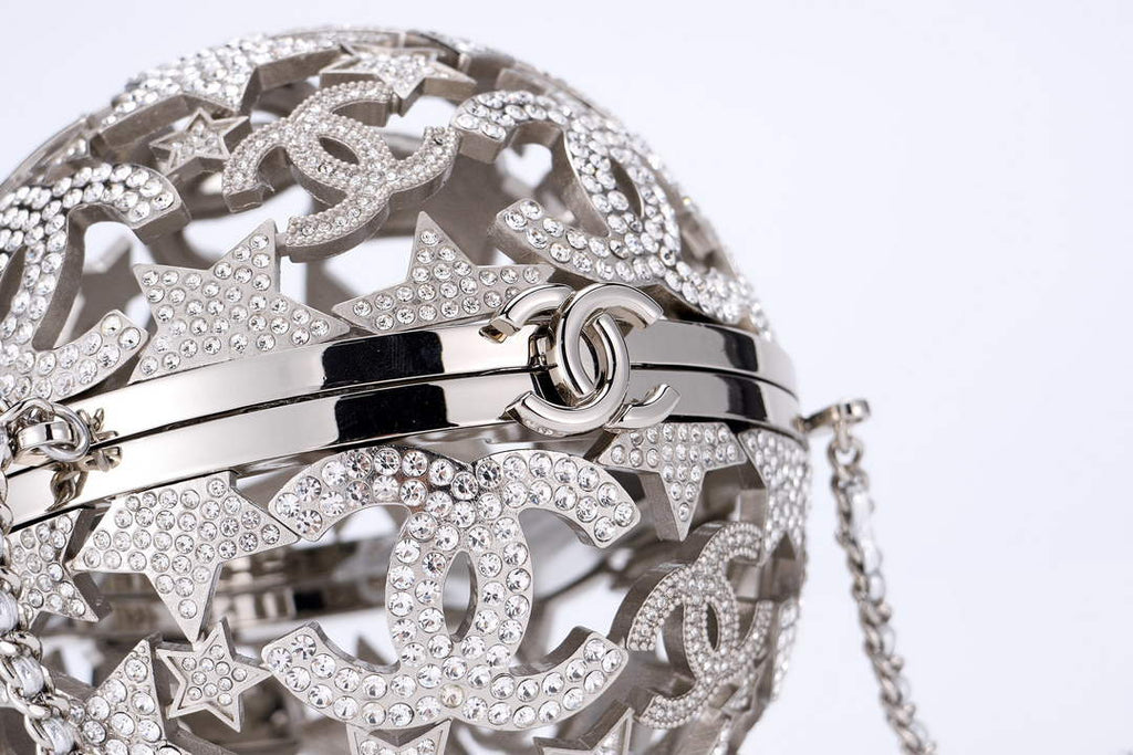 Chanel Sphere Minaudiere, AS5013 Silver Diamanté - Default Title - View 4