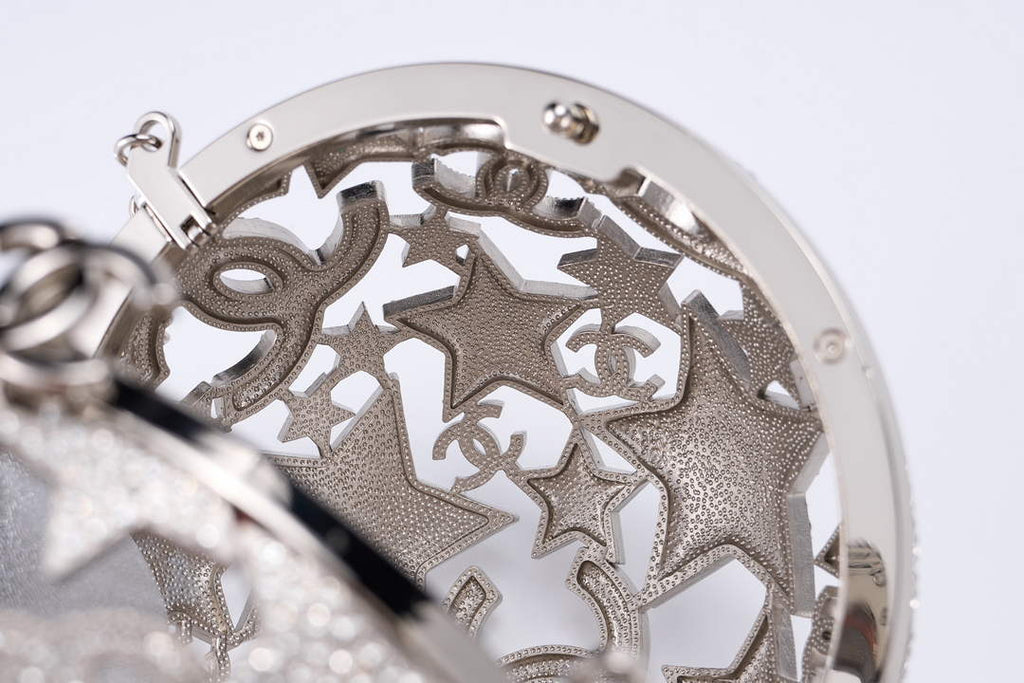 Chanel Sphere Minaudiere, AS5013 Silver Diamanté - Default Title - View 6
