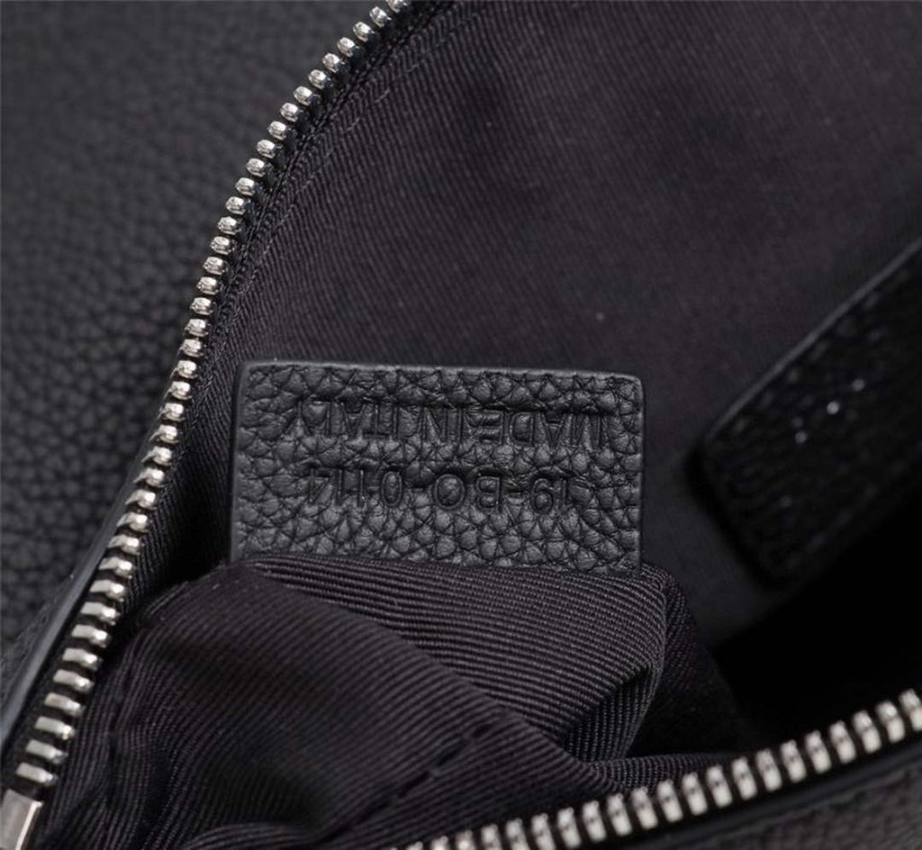 Dior 1ADPO093 Saddle Bag Black Canvas and Smooth Calfskin F - 26 x 19 x 4.5 cm / Black - View 8