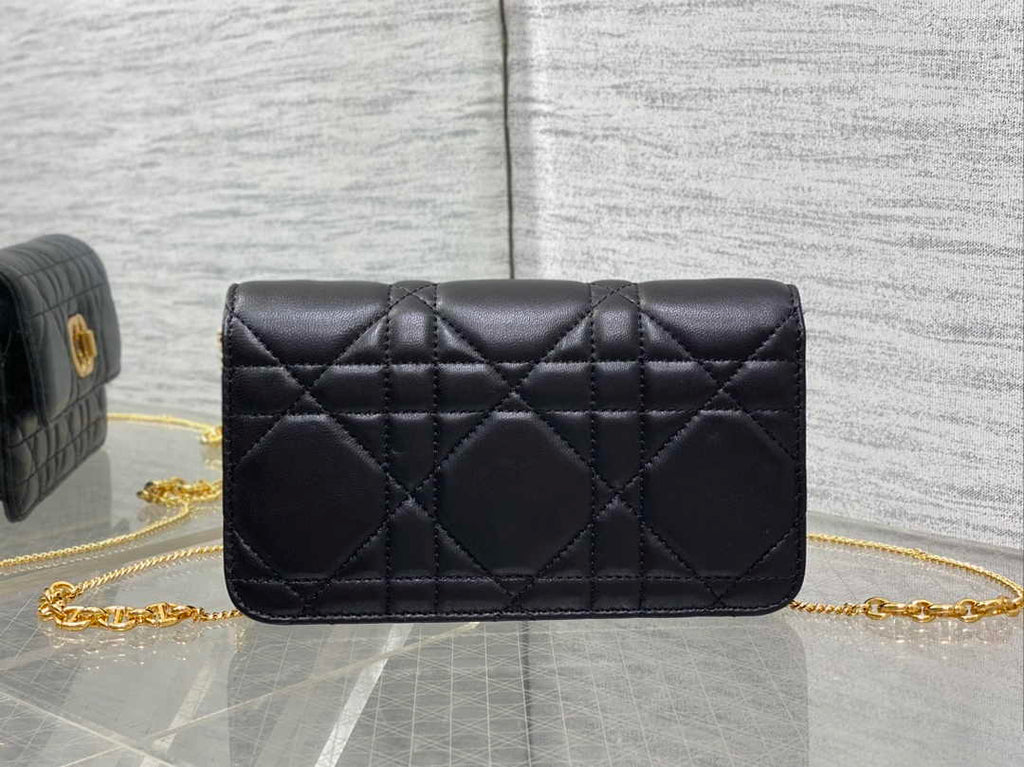 Dior 30 Montaigne Avenue East-West Double Carry Mini Bag S2350 Black - Default Title - View 5