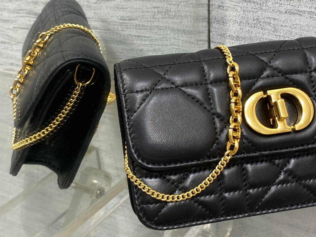 Dior 30 Montaigne Avenue East-West Double Carry Mini Bag S2350 Black - Default Title - View 7