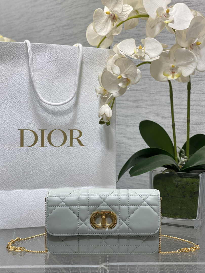Dior 30 Montaigne Avenue East-West Double Carry Mini Bag S2350 Gray - Default Title - View 1