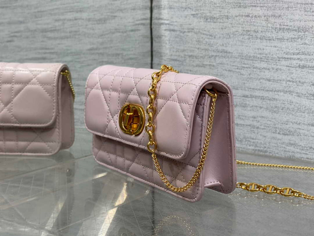 Dior 30 Montaigne Avenue East-West Double Carry Mini Bag S2350 Powder Pink - Default Title - View 5