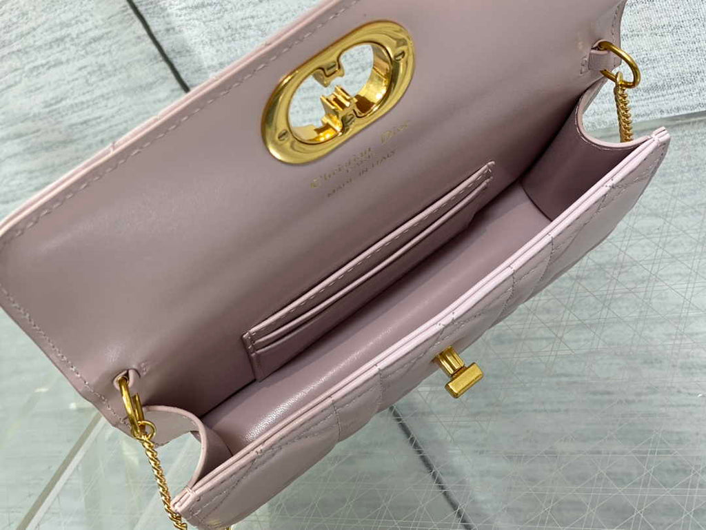 Dior 30 Montaigne Avenue East-West Double Carry Mini Bag S2350 Powder Pink - Default Title - View 8