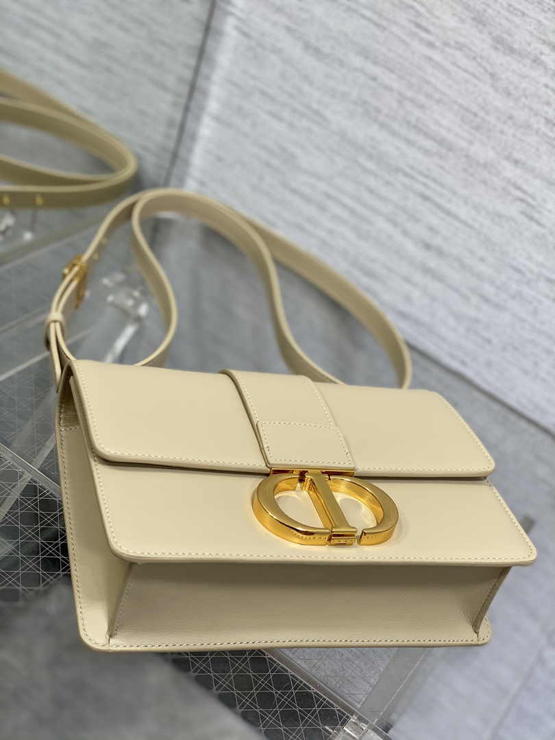 Dior 30 Montaigne Bag Apricot Box Calfskin M9203 - Default Title - View 7