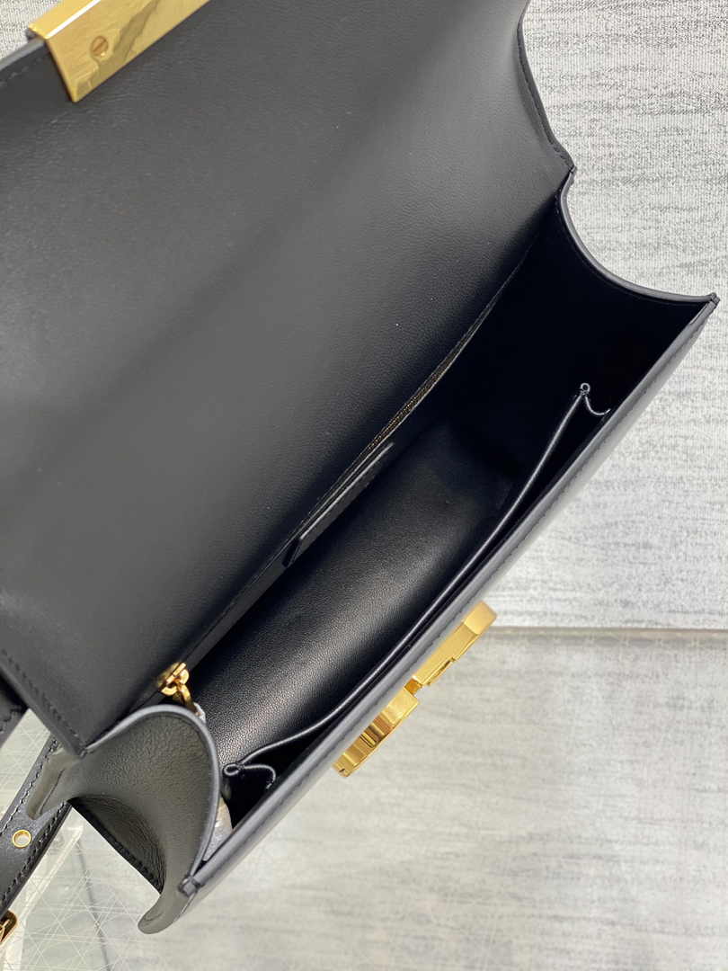 Dior 30 Montaigne Bag Black Box Calfskin M9203 - Default Title - View 6