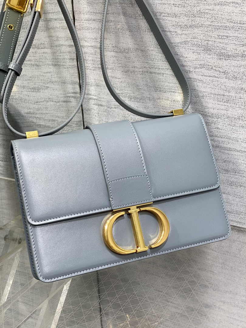 Dior 30 Montaigne Bag Blue Box Calfskin M9203 - Default Title - View 2