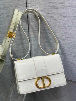 Dior 30 Montaigne Bag White Box Calfskin M9203 - Default Title - View 1