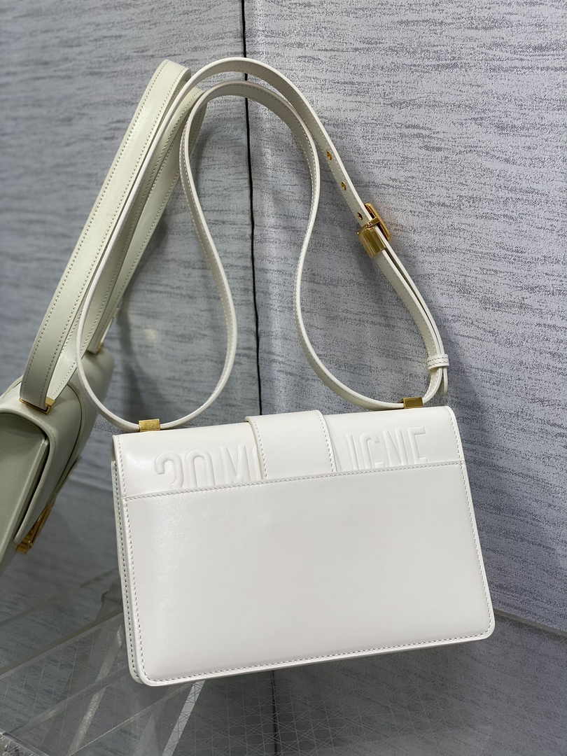 Dior 30 Montaigne Bag White Box Calfskin M9203 - Default Title - View 3