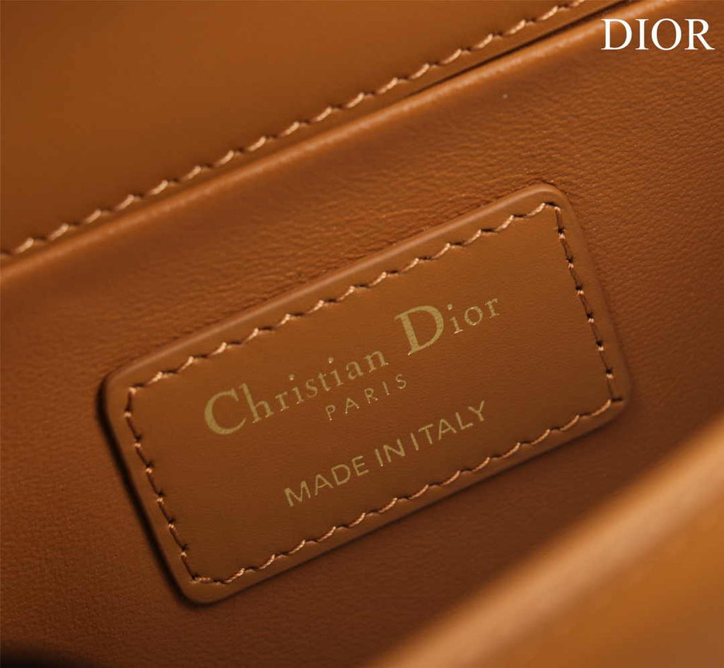 Dior 30 Montaigne East-West Bag with Chain M9334 Brown Calfskin - Default Title - View 8