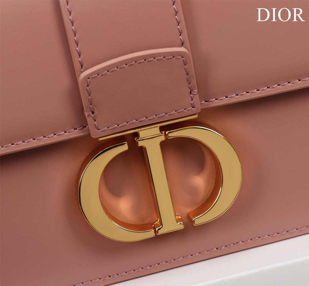 Dior 30 Montaigne East-West Bag with Chain M9334 Pink Calfskin - Default Title - View 6