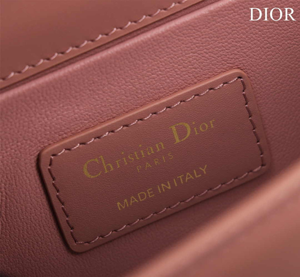 Dior 30 Montaigne East-West Bag with Chain M9334 Pink Calfskin - Default Title - View 9