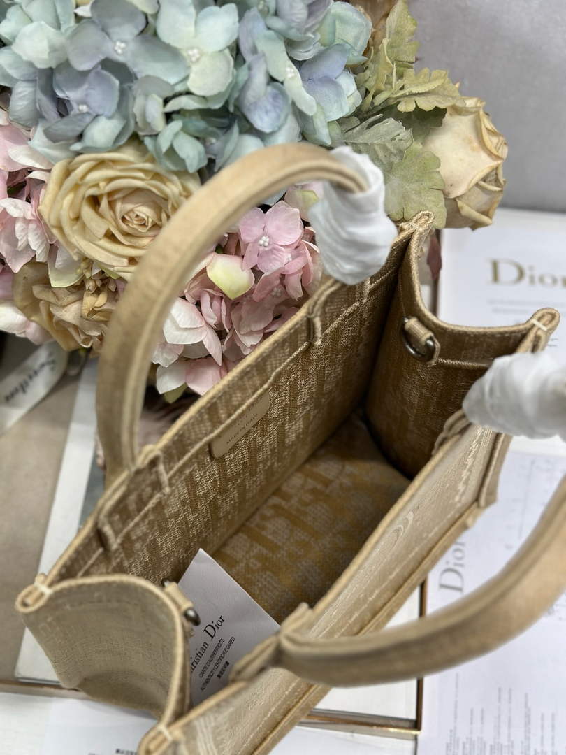 Dioramour Small Book Tote – Soupir Apricot Lace Oblique - Default Title - View 6
