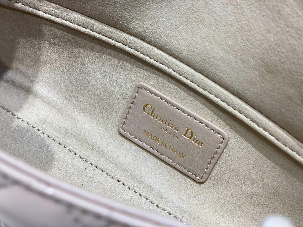 Dior M0613 Small Lady D-Joy Bag Dark Beige Cannage Lambskin - Default Title - View 8
