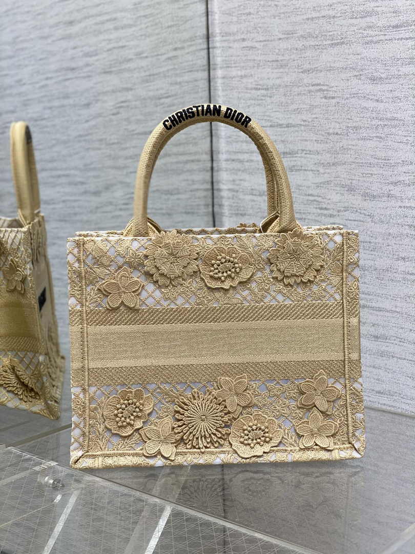 Dior Small Book Tote M1265 Toile de Jouy Embroidery M3533 - Default Title - View 2