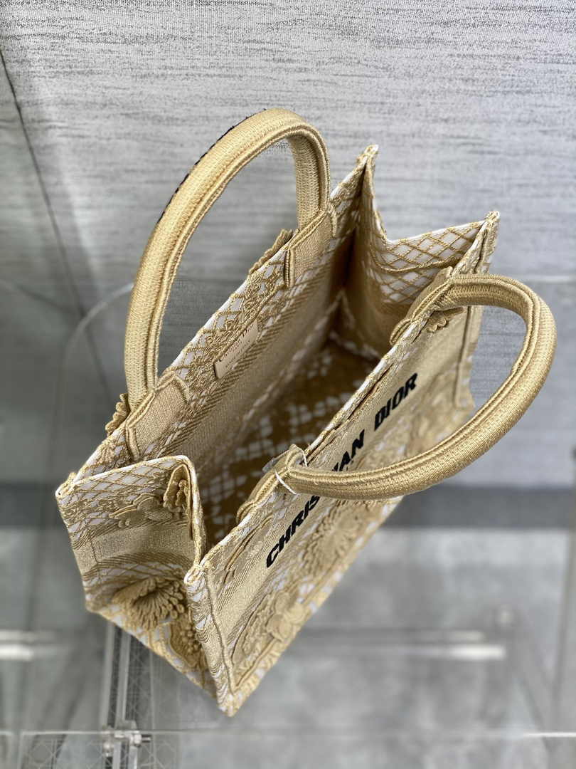 Dior Small Book Tote M1265 Toile de Jouy Embroidery M3533 - Default Title - View 5