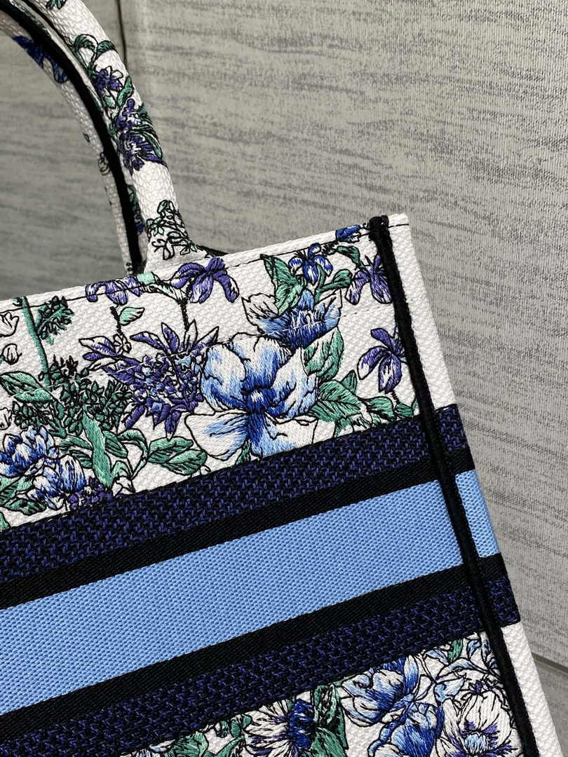 Dior Small Book Tote M1265 Toile de Jouy Embroidery M3561 - Default Title - View 7