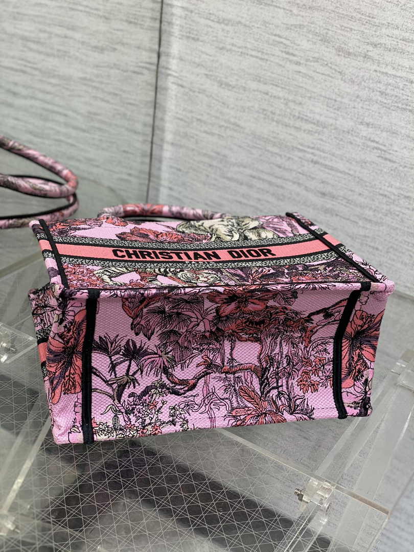 Dior Small Book Tote M1265 Toile de Jouy Embroidery M3510 - Default Title - View 4