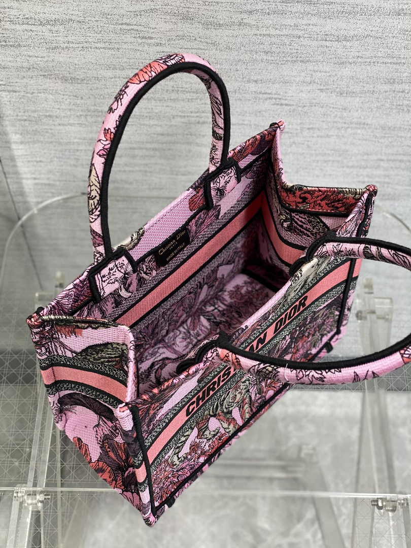 Dior Small Book Tote M1265 Toile de Jouy Embroidery M3510 - Default Title - View 5
