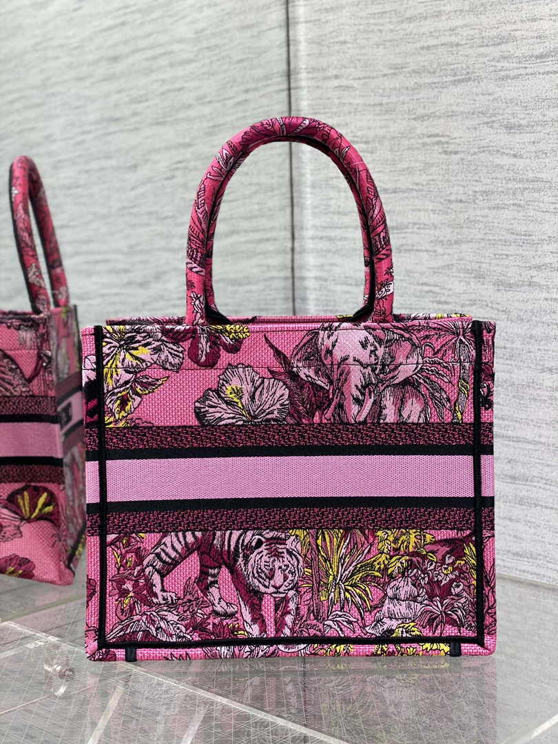 Dior Small Book Tote M1265 Toile de Jouy Embroidery M3512 - Default Title - View 2