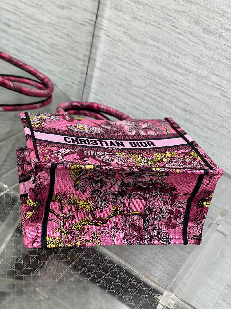 Dior Small Book Tote M1265 Toile de Jouy Embroidery M3511 - Default Title - View 4