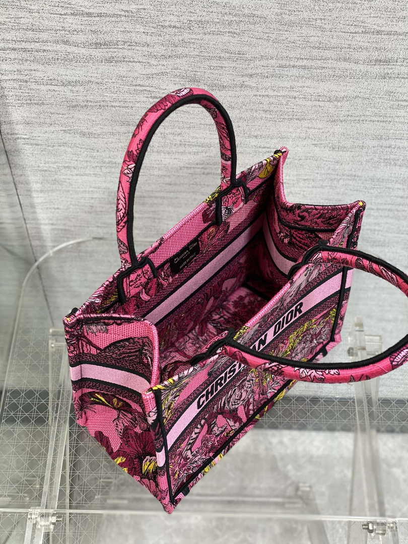 Dior Small Book Tote M1265 Toile de Jouy Embroidery M3512 - Default Title - View 5