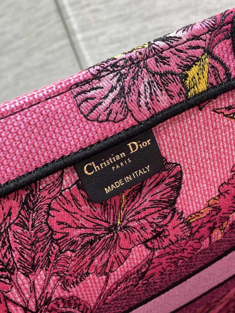 Dior Small Book Tote M1265 Toile de Jouy Embroidery M3511 - Default Title - View 6