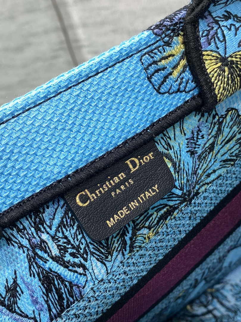 Dior Small Book Tote M1265 Toile de Jouy Embroidery M3513 - Default Title - View 6