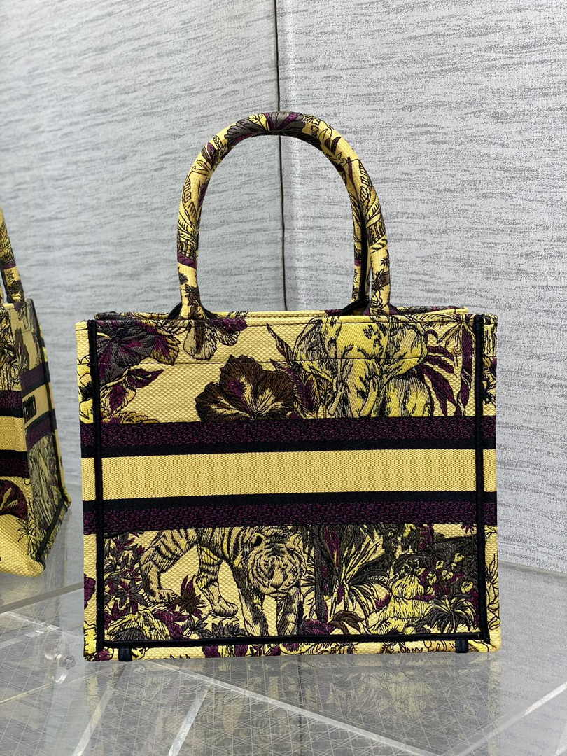 Dior Small Book Tote M1265 Toile de Jouy Embroidery M3515 - Default Title - View 2