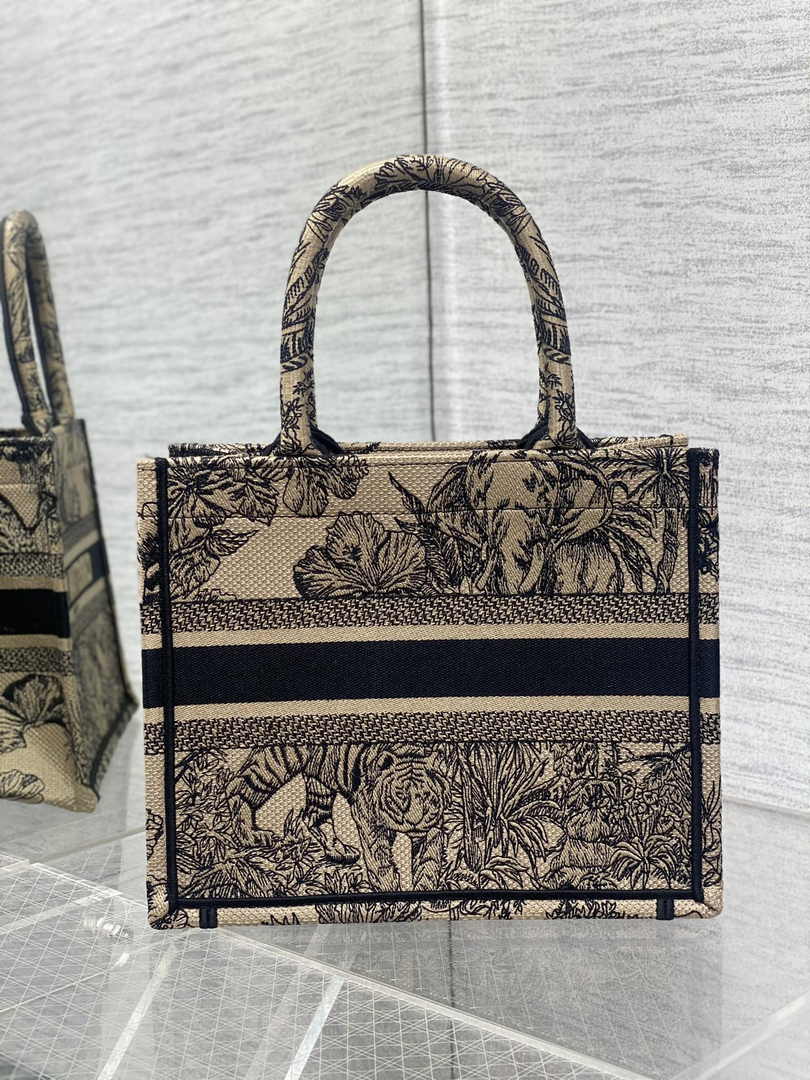 Dior Small Book Tote M1265 Toile de Jouy Embroidery M3517 - Default Title - View 2