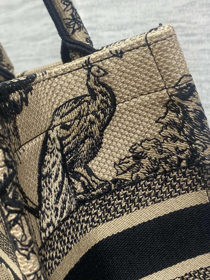 Dior Small Book Tote M1265 Toile de Jouy Embroidery M3517 - Default Title - View 9
