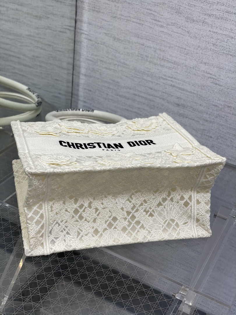 Dior Small Book Tote M1265 Toile de Jouy Embroidery M3534 - Default Title - View 4