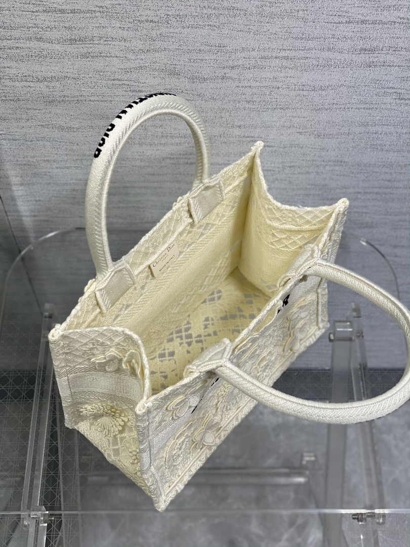Dior Small Book Tote M1265 Toile de Jouy Embroidery M3534 - Default Title - View 5