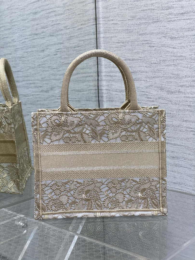 Dior Small Book Tote M1265 Toile de Jouy Embroidery M3540 - Default Title - View 2