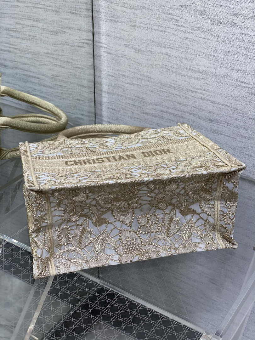 Dior Small Book Tote M1265 Toile de Jouy Embroidery M3540 - Default Title - View 4