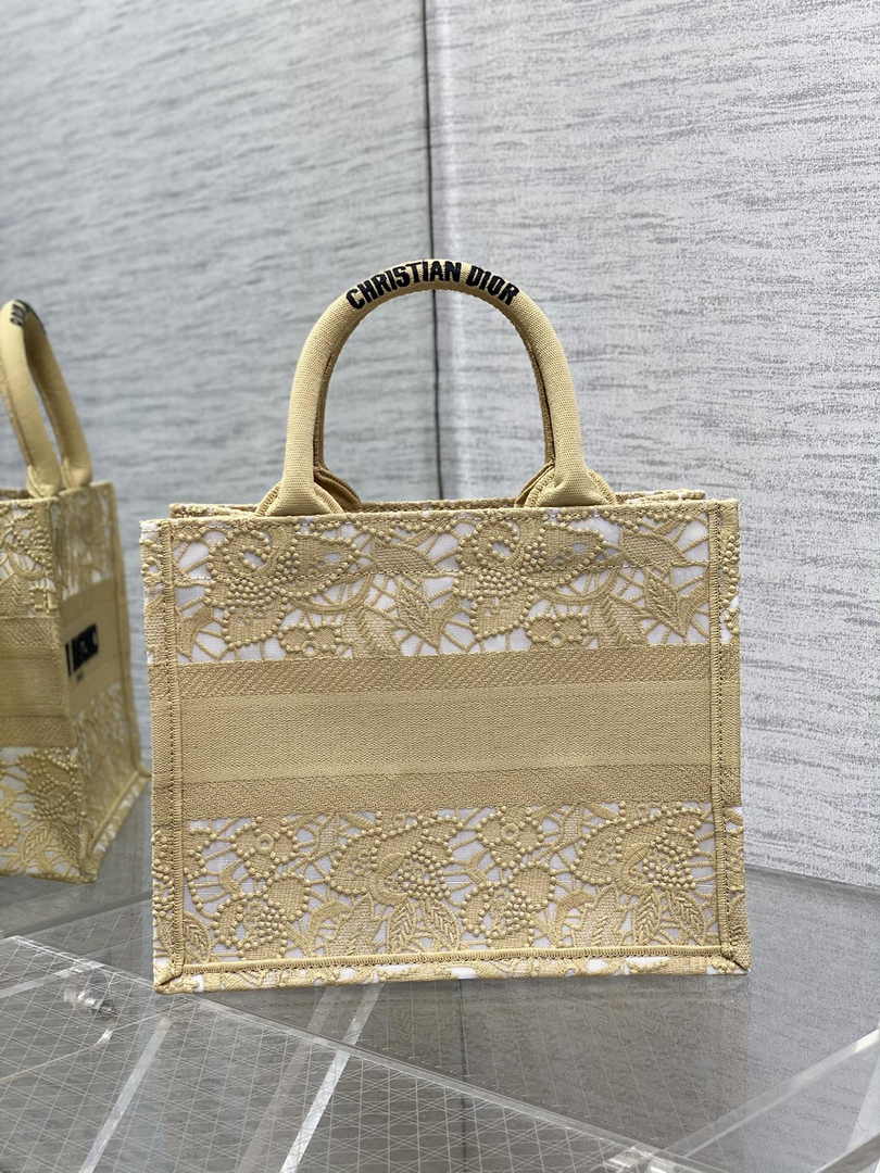 Dior Small Book Tote M1265 Toile de Jouy Embroidery M3541 - Default Title - View 2